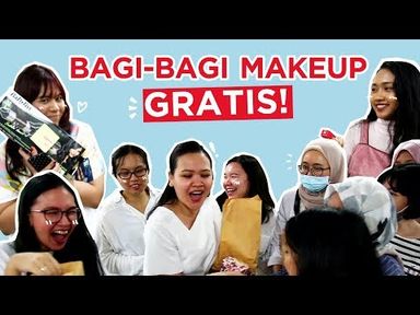 Bagi-Bagi Makeup Gratis di Kantor Female Daily?